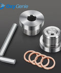 Magnetic Front Differential Oil Fill And Drain Plugs Set Stainless Steel 2 Pack With Retention Design Fits Polaris Sportsman RZR