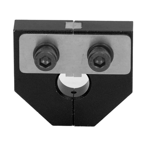 Durable Aluminum Alloy Filament Welding Connectors For 1.75mm Filaments black finish front view