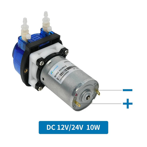 Khs2 Adjustable Peristaltic Dosing Pump, 170-300Ml Min Flow Rate, 12V Or 24V Motor. Great For Viscous Liquid Transfer. Compact Plastic Gear Drive Design With Custom Color Options. Reliable And Cost Effective Solution For Precise Fluid Management Tasks At