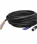 M12 12 Pin Shielded High Flex IO Cable For Cognex DataMan Series And IN-Sight Vision Systems with flying leads, waterproof, 8m length