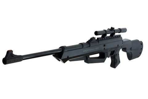 Powerful BB and Pellet Rifle for Adults with 20 inch rifled barrel adjustable fiber optic sights and 4x15 scope shoot pellets or BBs multi pump action