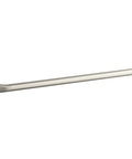 Alteo 18-Inch Metal Bathroom Towel Bar In Vibrant Brushed Nickel Sleek Durable Finish No-Fuss Easy Install, mounted view.
