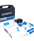 BKM12 Hydraulic Brake Bleed Kit For Mineral Oil With Dual Syringes, Hoses, Multi Size Bleed Blocks, and Storage Case