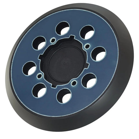 Huge Pack Of 5 Inch Nylon Sanding Discs For DWE64233 Sander With Hook And Loop Backing featuring round design and multiple vent holes.