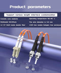 Duplex LC To ST Multimode OM1 Patch Cable 20 M Orange Jacket Optical Fiber with ceramic core material indicators