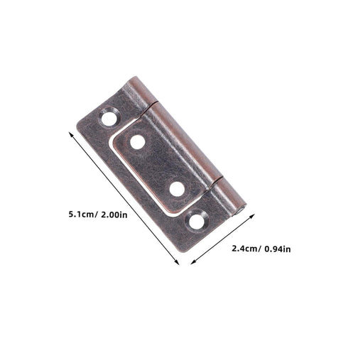 Quiet heavy duty cabinet hinges - thickened steel hinge with measurements for cabinets and RVs, designed for noise-sensitive areas.