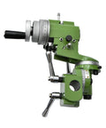 Beast Mode Premium Universal Knife Holder And Sharpener Designed For Milling Cutters Engraving Blades And Router Bits Quick Release Diy Grinding Workstation in green with measuring dials.