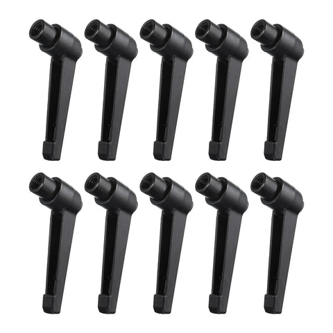 10 Pack Adjustable Clamp Lever Handles Featuring M8 Metric Female Thread And Compact Hex Socket Mount Quick Release Knobs
