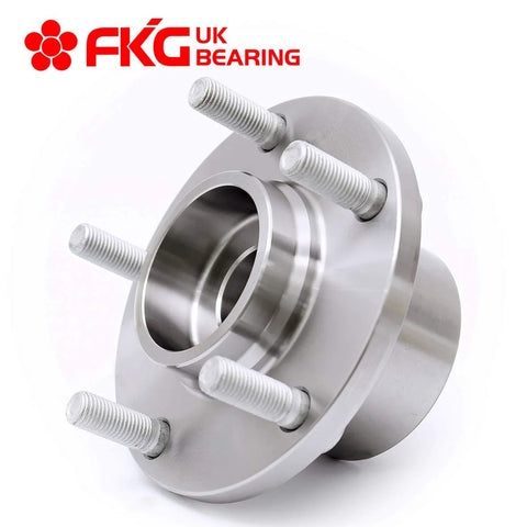 Plug And Play Front Wheel Bearing Hub Assembly for 2004 Mazda 3, 5 Lugs, Front Left Or Right Fit, shown close up