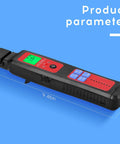 Side view of Live Fiber Optic Identifier With OPM And 5-In-1 Function For RJ45 Network Testing, showing size specifications.