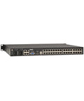 Heavy Duty 32 Port Rack Mount Kvm Over Ip Switch shown front view, featuring HDMI and VGA outputs for server control.