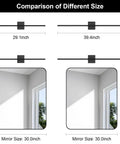 Image comparing sizes of Total Vibe Shift Battery Operated Wall Sconce Set Of Two With Remote Touch Control Dimmable Led.
