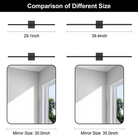 Image comparing sizes of Total Vibe Shift Battery Operated Wall Sconce Set Of Two With Remote Touch Control Dimmable Led.