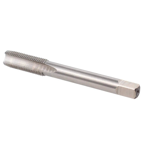 Close-up of tap from Left Hand Thread Tap And Die Set 3/8 24 UNF In High Speed Steel For Quick Pro Grade Thread Repair And Custom Machining Projects