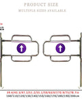 Heavy Duty Self Closing Swing Gate With Spring Loaded Security And One Way Post Mount Rig For Yards Warehouses Or Industrial Fences