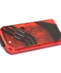 Budget Friendly Microcontroller Programmer Debugger And Emulator For Beginners with red casing and indicator LEDs