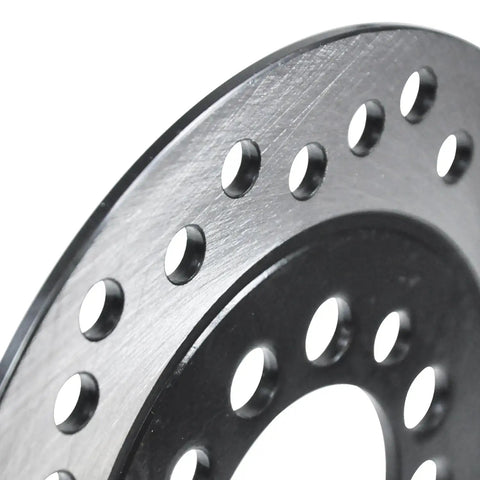 Close-up of Rear Brake Disc Rotor Plate 160mm 6.3 Inch Fit For 50cc 70cc 90cc 110cc 125cc Chinese Kids Quad ATV Go Kart Parts