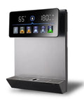 Wall Mounted Mains Fed Water Dispenser With 3S Instant Hot Water, Electronic Child Lock, Intelligent Touch Screen shown in black.