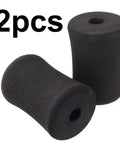 2 Pack Sponge Foam Foot Pad Roller Replacement For Leg Extension And Curl Machines, high-density cushions shown
