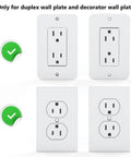 Outlet Shelf Wall Organizer For Bathrooms And Smart Homes, compatible with duplex wall plate and decorator wall plate