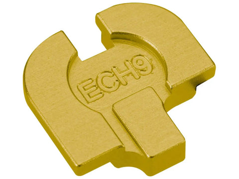 Gold CNC Machined Aspis Cut Slide Cover Back Plate For Springfield Echelon 4.5F And 4.0C 9mm, Anodized Aluminum Upgrade