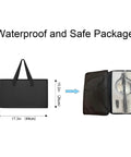 Carrying case for Under Vehicle Inspection Mirror With LED Light, 8 Inch Wide PVC Mirror, 180 Degree Adjustable, with packaging