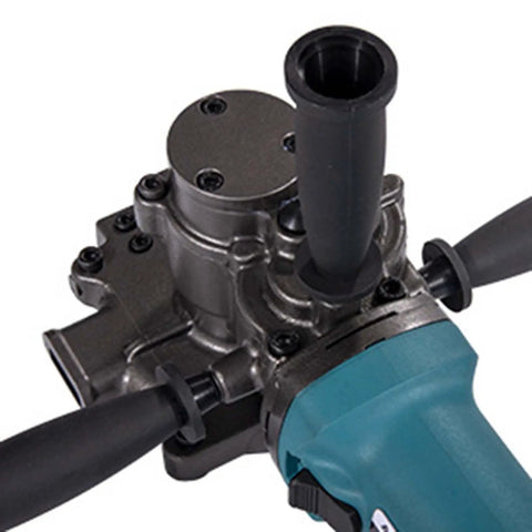 Heavy Duty 800 Watt Portable Rebar Cutter Handheld Cold Saw For Steel Pipe Cutting Machine showing close-up of motor and handles.