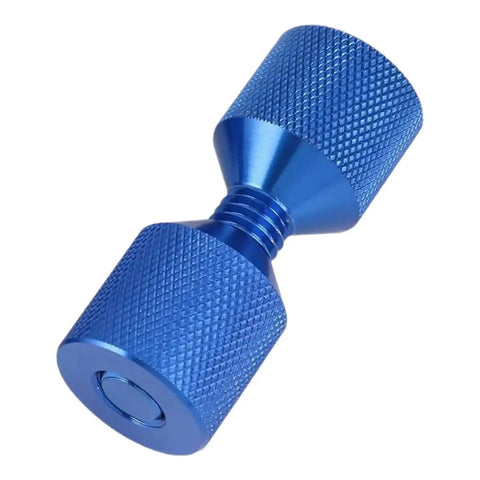 Awesome 6 Piece 2 Hole Flange Alignment Pin Set Made From Tough Aluminum Alloy For Mechanical Assembly, durable blue aluminum pin.