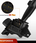 Turn Signal Switch For Chevy Silverado And GMC Sierra 2014 2019 In Dash Replacement Lever With Easy Install And Plug And Play Built To Last For Everyday Hauls, 12 pin connector