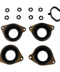 Engine Valve Cover Gasket Set For Accord 2.4L K24 EX EX-L LX LX-S Coupe Sedan 2013 2014 2015 2016 2017 Replacement 12030-5A2-A01 Direct Fit Top Grade Materials Durable Seal Easy Install. valve cover gasket set, black rubber seals, and O-rings