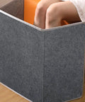 Under Desk Foot Warmer With Soft Blanket For Office And Home, Five Temperature Settings, showing quiet electric foot heater in use