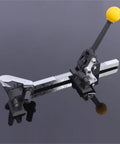 Heavy Duty Manual Strapping Machine With Dual Purpose Tensioner And Sealer For Paper And Plastic Bands on a reflective surface.