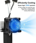 Hotend Kit With Fan For P1P And P1S 3D Printer Series, fan showing efficient cooling at 15500 rpm, part of the assembly