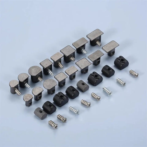 Heavy Duty Shelf Brackets Wall Mount Steel Cabinet Cupboard Support For Closet Pantry Garage with mounting screws shown