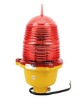 Beefy Weatherproof Obstruction Light For Marine Use Multipurpose Warning Beacon With AC110V Constant On Power Tough UV Resistant PC Housing