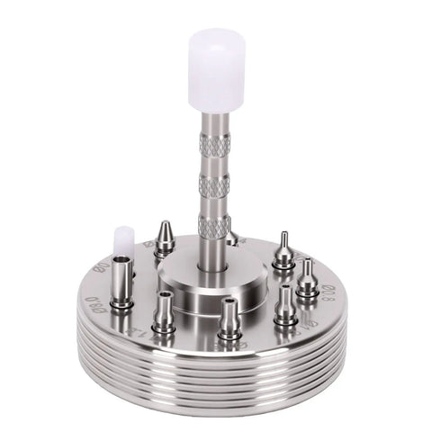 9 Sizes Stainless Steel Watch Hand Press Tool With Non Slip Handle And Stable Base Platform for repair work