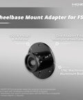 Universal Hub Adapter Kit For FSR Formula, KS Steering, TSW Truck, Vision GS Steering Wheels, displayed with mount points.