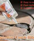 High Caliber Concrete Crack Filler And Quick Set Cement Sealant Waterproof Outdoor Caulk For Driveways self leveling paste pouring into large crack