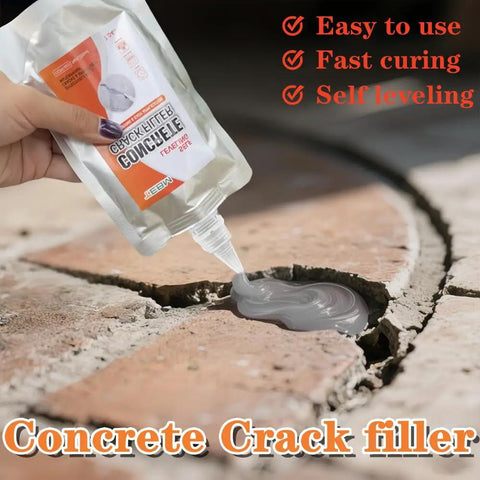 High Caliber Concrete Crack Filler And Quick Set Cement Sealant Waterproof Outdoor Caulk For Driveways self leveling paste pouring into large crack