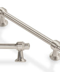 10 Pack 5 Inch Brushed Satin Nickel Cabinet Handles Zinc Alloy Heavy Duty Drawer Pulls for Kitchen Cabinets Closets Dressers Doors