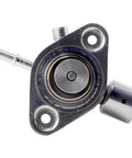 Brand New Direct Injection Fuel Pump Fits 2012 To 2018 Ford Edge Replaces Oem Ag9z9350b close-up of metal assembly with inlet and outlet ports.