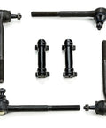 Front Suspension Upgrade Kit With Polyurethane Greasable Tie Rods, Upper And Lower Ball Joints, And Control Arm Bushings For 1973 Chevy Monte Carlo, Left And Right Sides, Heavy Duty RPFSRKF1CMC components displayed.