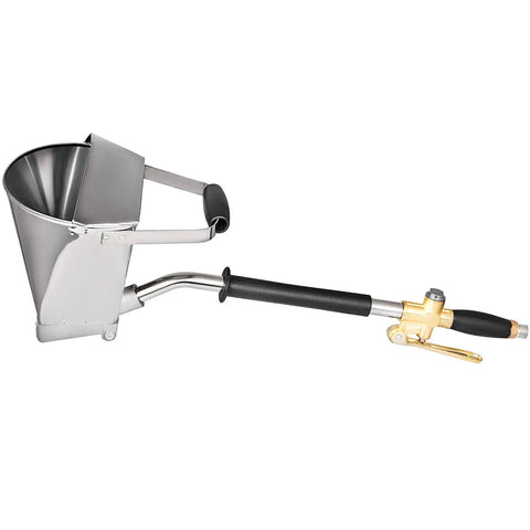 Four Jet Cement Mortar Sprayer For Walls Ceilings And Roofs Pneumatic Stucco Spray Gun with stainless steel body and long handle