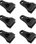 Heavy Duty Tarp Clips Set Of 6 With Lock Grip And Thumb Screws, Tough As Nails Tent Fasteners for tarps, canopies, and covers