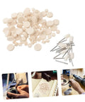 120 Piece Wool Polishing Tools Set With Shank Wool Felt Buffing Wheels For Rotary And Drill Polisher Pro Grade Polishing Wheel Kit