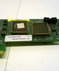 Used Like New He300ibs100f Electronic Board Module For Industrial Automation, 7x7x6 Inches, 0.67 Pounds, Plug And Play Ready Control PCB Card, High Compatibility And Easy Install, Ideal For Repairs And Replacements. Green control PCB card with chips and connectors