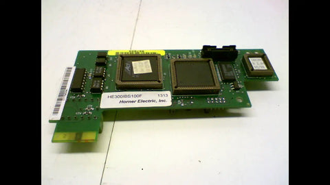 Used Like New He300ibs100f Electronic Board Module For Industrial Automation, 7x7x6 Inches, 0.67 Pounds, Plug And Play Ready Control PCB Card, High Compatibility And Easy Install, Ideal For Repairs And Replacements. Green control PCB card with chips and connectors