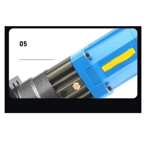 Heavy Duty Hydraulic Crimping Tool Set For Angle Iron Punching And Cutting Machine With 1800W Motor Electric handheld steel cutter