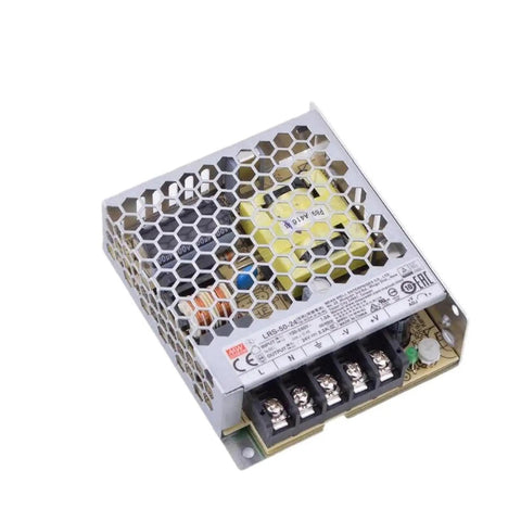 Hella Reliable Single Output 50W 24V Heavy Duty Space Saving Compact Switching Power Supply With Universal Input Range for industrial use.