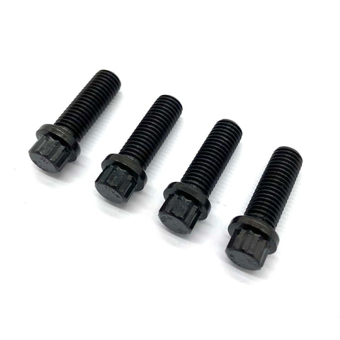 1310 U Joint Driveshaft Strap Bolts Replaces J4006928 For Jeep CJ5 CJ7 CJ8 Wrangler YJ TJ XJ pack of 4 black bolts